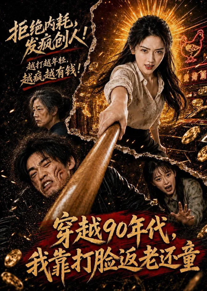穿越90年代，我靠打脸返老还童 封面